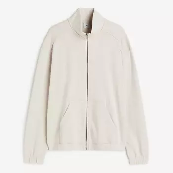 Толстовка H&M Relaxed Fit, светлый серо-бежевый