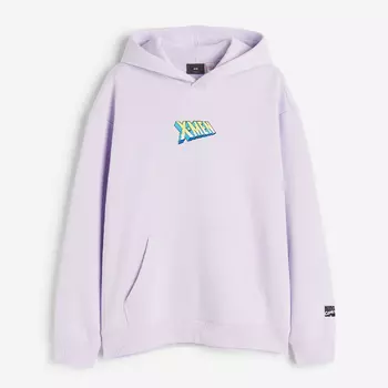 Толстовка H&M Relaxed Fit X-Men, сиреневый
