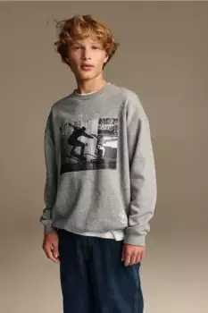 Толстовка H&M, серый