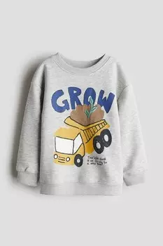 Толстовка H&M, серый