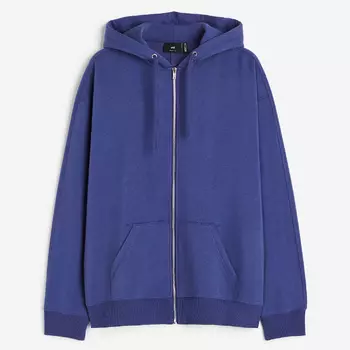 Толстовка H&M Thermolite Relaxed Fit, темно-синий