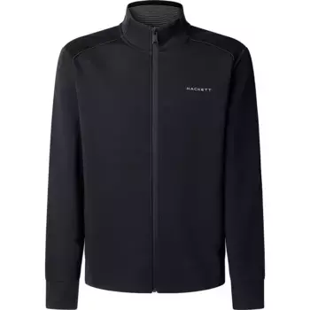 Толстовка Hackett B&T City Track Plus Size full zip, черный