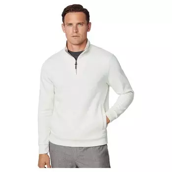 Толстовка Hackett Classic Half Zip, белый