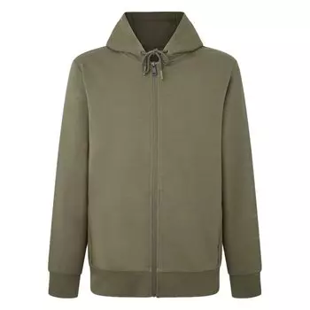 Толстовка Hackett Essential Fz Full Zip, зеленый