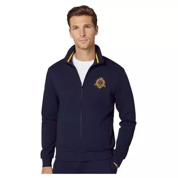 Толстовка Hackett Heritage Tipped Full Zip, синий