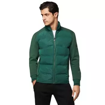Толстовка Hackett Hs Equinox Quilt Full Zip, зеленый