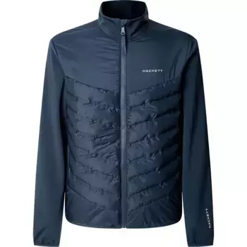 Толстовка Hackett Lt Quilt full zip, синий