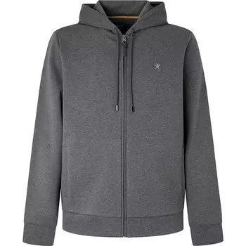 Толстовка Hackett Refined Full Zip, серый