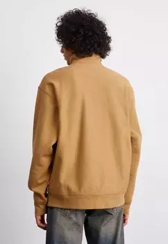 Толстовка HALF ZIP AMERICAN SCRIPT Carhartt WIP, светло-коричневый