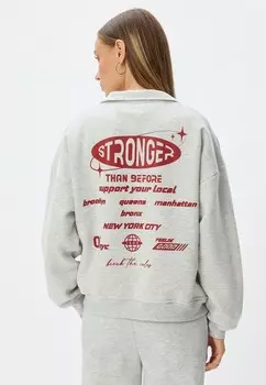 Толстовка HALF ZIPPER Koton, черный