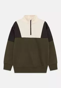 Толстовка HALFZIP BLOCKING Lindex, оливковый