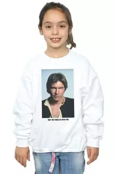 Толстовка Han Solo May The Force Star Wars, белый