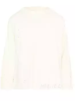 Толстовка Handwritten MAISON MARGIELA, белый
