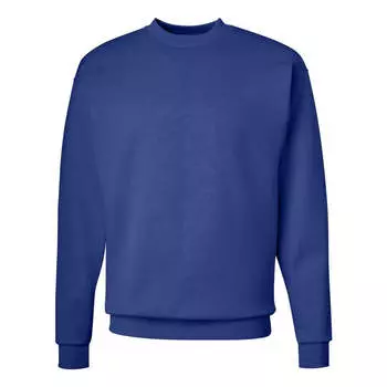 Толстовка Hanes Ecosmart с круглым вырезом, цвет deep royal