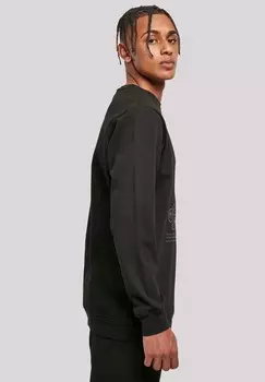 Толстовка HAPPINESS CREWNECK F4NT4STIC, черный