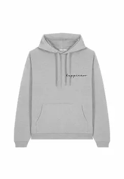 Толстовка HAPPINESS EMBROIDERY UNISEX - Hoodie Mira Paris, пятнистый серый