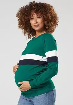 Толстовка Happy Mama, темно-зеленый