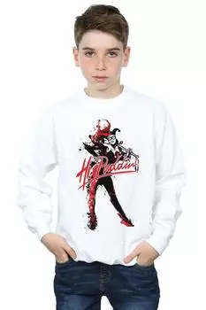 Толстовка Harley Quinn Hi Puddin DC Comics, белый