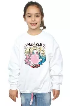 Толстовка Harley Quinn Mad Love DC Comics, белый