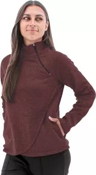 Толстовка Harlow Zip Neck Top Aventura Clothing, цвет Catawba Grape