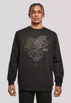 Толстовка HARRY POTTER THESTRAL LINE ART F4NT4STIC, черный