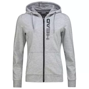Толстовка Head Club Greta Full Zip, серый