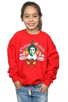 Толстовка Headed Ninny Muggins Elf, красный