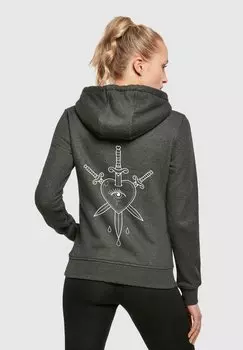 Толстовка HEARTBREAKER LOVETAKER - Hoodie Mister Tee, темно-серый