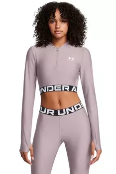 Толстовка Heat Gear с застежкой молнией 1/4 Under Armour, серый