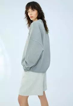 Толстовка HEAVY Bershka, темно-серый