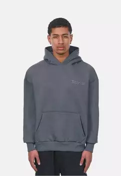 Толстовка HEAVY EMBO con cappuccio Dropsize, серый