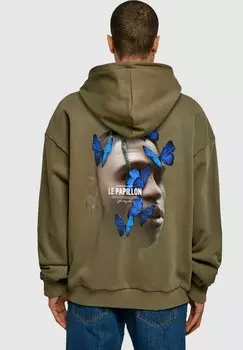 Толстовка Heavy Oversize Upscale by Mister Tee, цвет olive