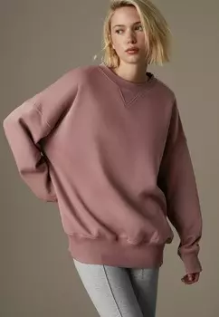 Толстовка HEAVYWEIGHT BRUSHED CREW NECK Next, серо-коричневый