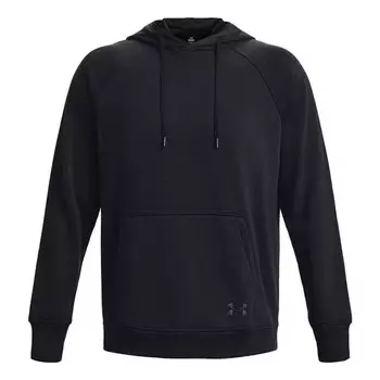 Толстовка heavyweight terry hoodie 'black' Under Armour, черный
