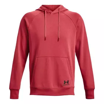 Толстовка heavyweight terry hoodie 'red' Under Armour, красный