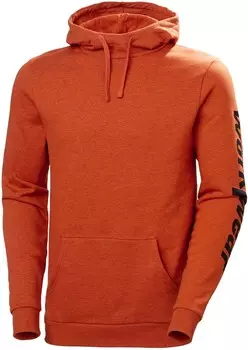 Толстовка Helly Hansen Hoodie Logo Hoodie, оранжевый