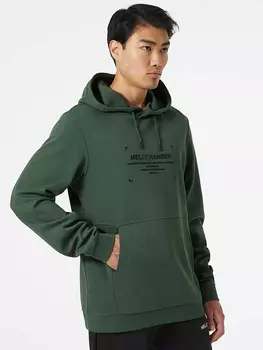 Толстовка Helly Hansen Hoodie Move, зеленый