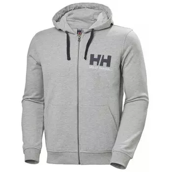 Толстовка Helly Hansen Logo Full Zip, серый