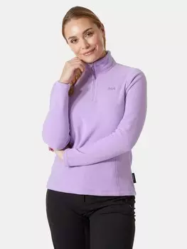 Толстовка Helly Hansen W DAYBREAKER 1/2 ZIP FLEECE, фиолетовый