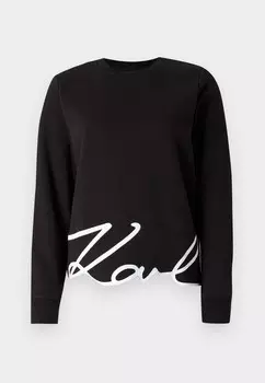Толстовка HEM SIGNATURE KARL LAGERFELD, черный