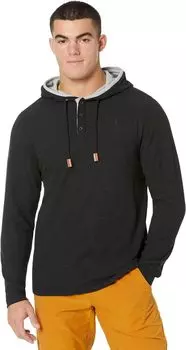 Толстовка Herondo Hooded Henley Fundamental Coast, цвет Phantom Black