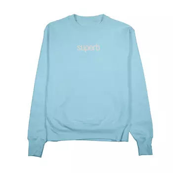 Толстовка hexaline оверсайз Superb, синий