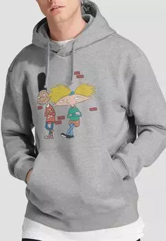 Толстовка HEY ARNOLD ARNOLD AND GERALD LEANING Cotton Soul, серый