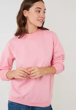 Толстовка HIGH COLLAR LELA, розовый