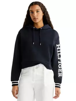 Толстовка hilfiger felpa con maniche monotype Tommy, синий