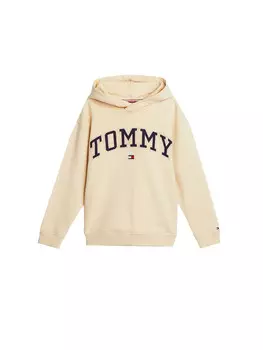Толстовка hilfiger felpa varsity per bambini Tommy, бежевый