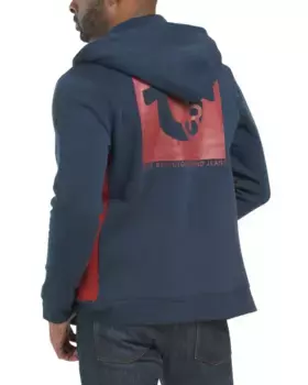 Толстовка Hit на молнии True Religion, синий