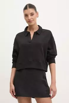 Толстовка хлопковая Dkny, черный
