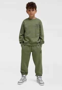 Толстовка HMLCLEAN Hummel, оливковый