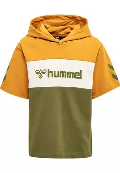 Толстовка HMLCLOUD S/S Hummel, цвет olive branch
